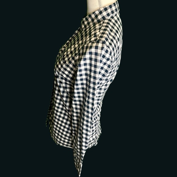 NWOT J. Crew Factory ‘Gingham Lightweight Cotton Shirt in Signature Fit’ Size XS - Picture 7 of 13